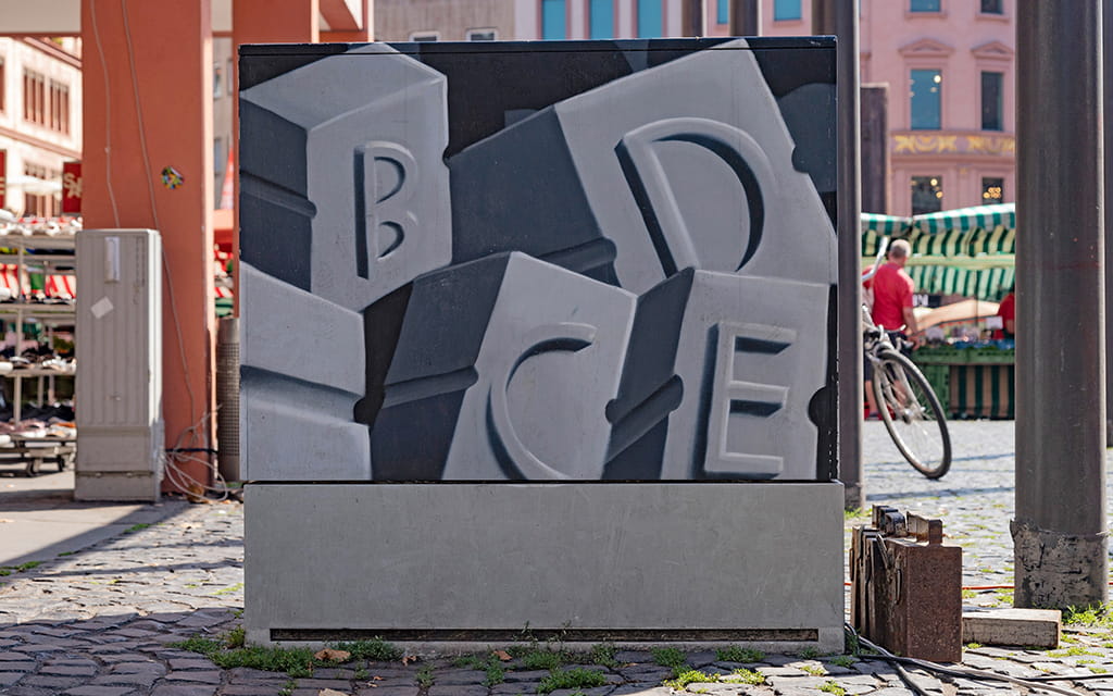 Kabelverteilerschrank am Domplatz Kabelverteilerschrank am Domplatz