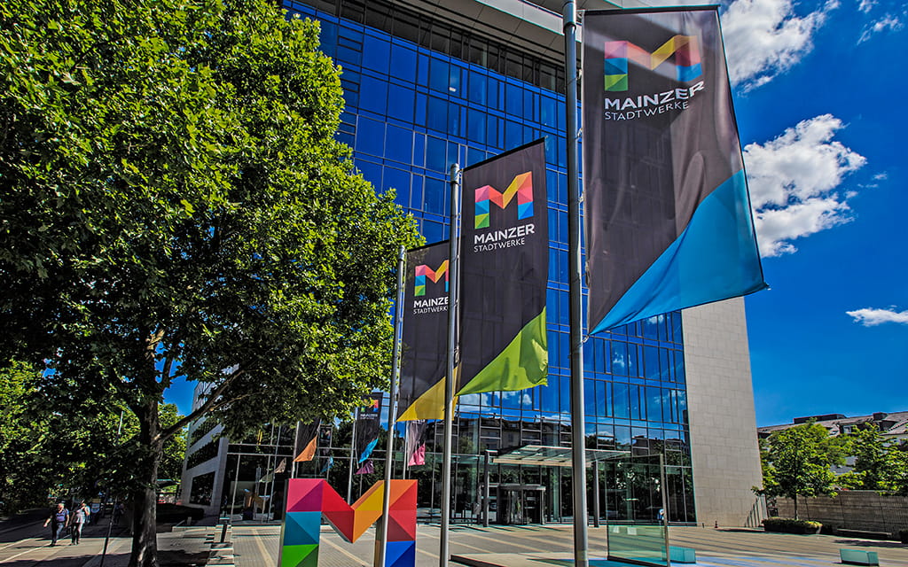 Hochhaus der Mainzer Stadtwerke AG Mainzer Stadtwerke AG als Arbeitgeber