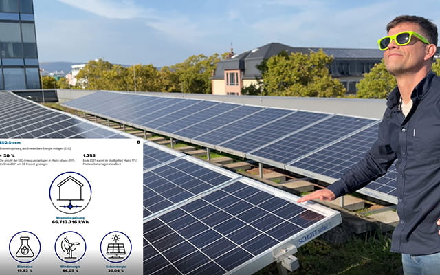 Mona - Jens mit Solaranlage