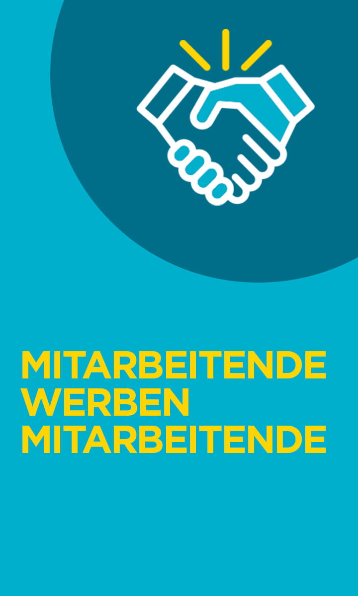 Mitarbeitende werben Mitarbeitende