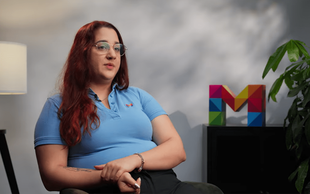 Junge Mitarbeiterin der Mainzer Mobilität im Interview